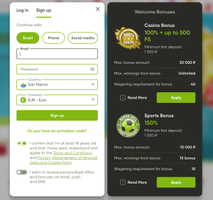 Step-by-Step Registration at Fresh Casino